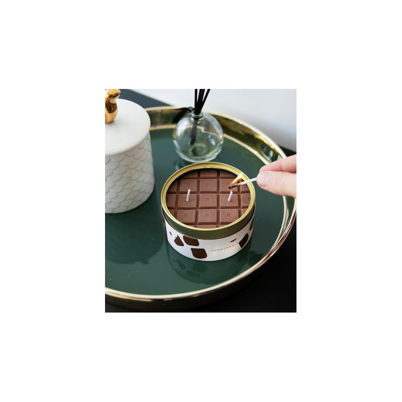Bougie de massage senteur chocolat crème brûlée