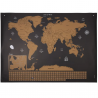 Carte à gratter drapeaux